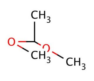 Acetaldehyde dimethyl acetal (CAS 534-15-6) - chemical structure image