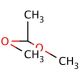 Acetaldehyde dimethyl acetal (CAS 534-15-6) - chemical structure image