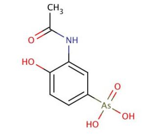 Acetarsone (CAS 97-44-9) - chemical structure image