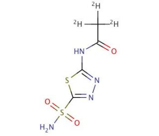 Acetazolamide-d3 - chemical structure image