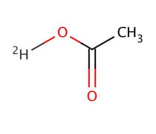 Acetic acid-d<sub>1</sub> (CAS 758-12-3) - chemical structure image