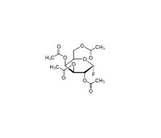 Acetofluoro-&alpha;-D-galactose (CAS 4163-44-4) - chemical structure image