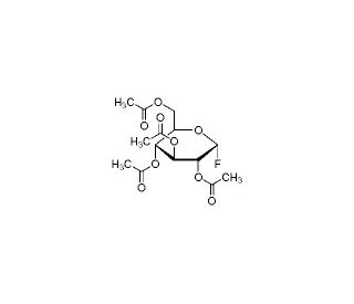 Acetofluoro-&alpha;-D-glucose (CAS 3934-29-0) - chemical structure image