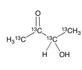 Acetoin-13C4 (CAS 513-86-0) - chemical structure image