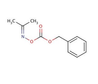 Acetone O-(benzyloxycarbonyl)oxime (CAS 137160-76-0) - chemical structure image
