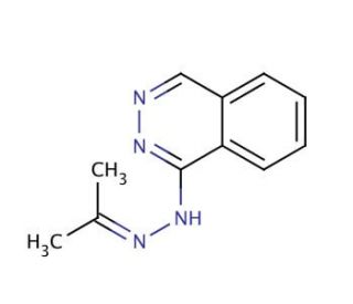 Acetone Phthalazin-1-yl-hydrazone (CAS 56173-18-3) - chemical structure image