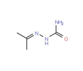 Acetone semicarbazone (CAS 110-20-3) - chemical structure image