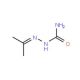 Acetone semicarbazone (CAS 110-20-3) - chemical structure image