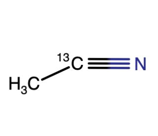 Acetonitrile-1-13C (CAS 31432-55-0) - chemical structure image