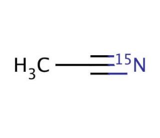 Acetonitrile-15N (CAS 14149-39-4) - chemical structure image