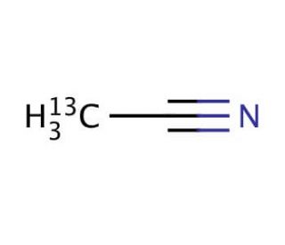 Acetonitrile-2-13C (CAS 1722-09-4) - chemical structure image