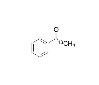 Acetophenone-13C (CAS 71777-36-1) - chemical structure image