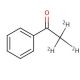 Acetophenone-β,β,β-d3 (CAS 17537-31-4) - chemical structure image