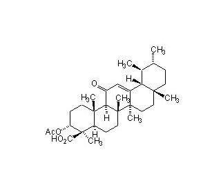 Acetyl-11-keto-&beta;-Boswellic Acid, Boswellia serrata (CAS 67416-61-9) - chemical structure image