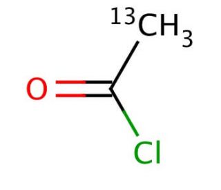 Acetyl -2-13C chloride (CAS 14770-40-2) - chemical structure image