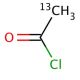 Acetyl -2-13C chloride (CAS 14770-40-2) - chemical structure image