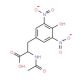 Acetyl-3,5-dinitro-L-tyrosine (CAS 20767-00-4) - chemical structure image
