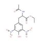 Acetyl-3,5-dinitro-L-tyrosine ethyl ester (CAS 29358-99-4) - chemical structure image