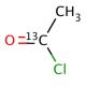 Acetyl chloride-13C2 (CAS 89186-79-8) - chemical structure image