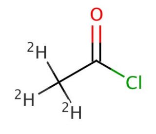 Acetyl chloride-d3 (CAS 19259-90-6) - chemical structure image