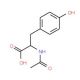 Acetyl-D-tyrosine (CAS 19764-32-0) - chemical structure image