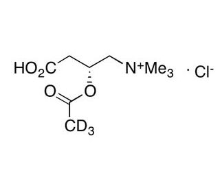 Acetyl-d3 L-Carnitine Hydrochloride (CAS 362049-62-5) - chemical structure image