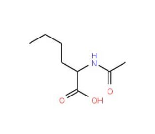 Acetyl-DL-norleucine (CAS 7682-16-8) - chemical structure image