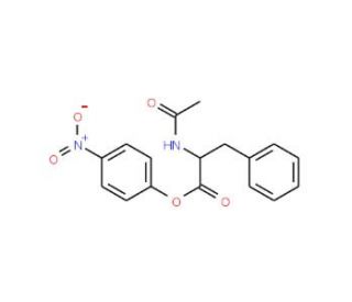 Acetyl-DL-phenylalanine 4-nitrophenyl ester (CAS 38806-34-7) - chemical structure image