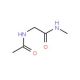 Acetyl-glycine methyl amide (CAS 7606-79-3) - chemical structure image