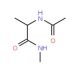 Acetyl-L-alanine methyl amide (CAS 19701-83-8) - chemical structure image