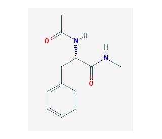 Acetyl-L-phenylalanine methyl amide (CAS 17186-60-6) - chemical structure image