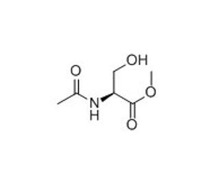 Acetyl-L-serine methyl ester (CAS 54322-41-7) - chemical structure image
