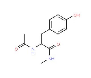 Acetyl-L-tyrosine methyl amide (CAS 6367-14-2) - chemical structure image 