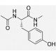 Acetyl-L-tyrosine methyl amide (CAS 6367-14-2) - chemical structure image