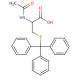 Acetyl-S-trityl-L-cysteine (CAS 27486-87-9) - chemical structure image