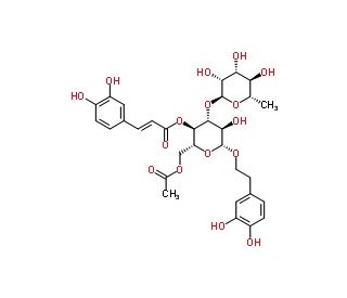 Acetylacteoside (CAS 441769-43-3) - chemical structure image