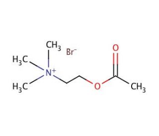 Acetylcholine bromide (CAS 66-23-9) - chemical structure image