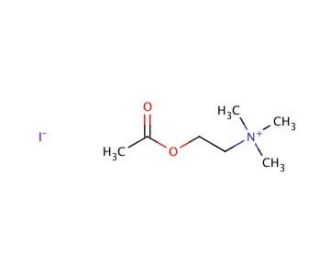 Acetylcholine iodide (CAS 2260-50-6) - chemical structure image