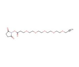 Acetylene-PEG<sub>5</sub>-NHS ester (CAS 1393330-40-9) - chemical structure image