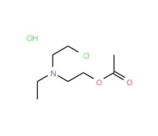 Acetylethylcholine mustard hydrochloride (CAS 103994-00-9) - chemical structure image