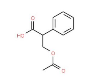 Acetyltropic Acid (CAS 14510-36-2) - chemical structure image