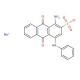 Acid blue 25 (CAS 6408-78-2) - chemical structure image