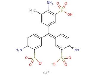 Acid fuchsin calcium salt (CAS 123334-10-1) - chemical structure image