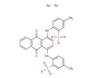 Acid green 25 (CAS 4403-90-1) - chemical structure image