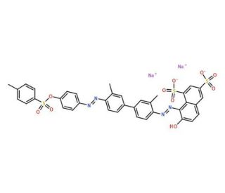 Acid red 114 (CAS 6459-94-5) - chemical structure image