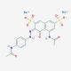 Acid violet 7 (CAS 4321-69-1) - chemical structure image