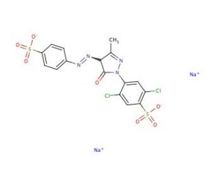 Acid Yellow 17 (CAS 6359-98-4) - chemical structure image