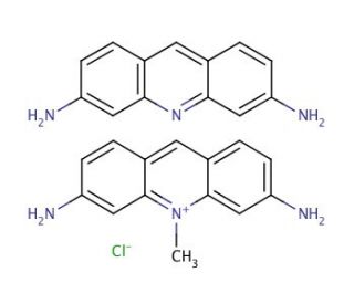 Acriflavine (CAS 8048-52-0) - chemical structure image