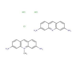 Acriflavine hydrochloride (CAS 8063-24-9) - chemical structure image