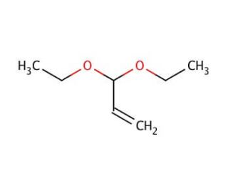 Acrolein diethyl acetal (CAS 3054-95-3) - chemical structure image